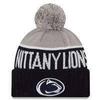 Penn State Nittany Lions New Era Sport Knit Pom Beanie