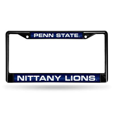 Penn State Nittany Lions Inlaid Acrylic Black License Plate Frame