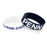 Penn State Nittany Lions Wide Rubber Wristband - 2