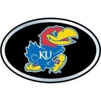 Kansas Jayhawks Color Auto Emblem