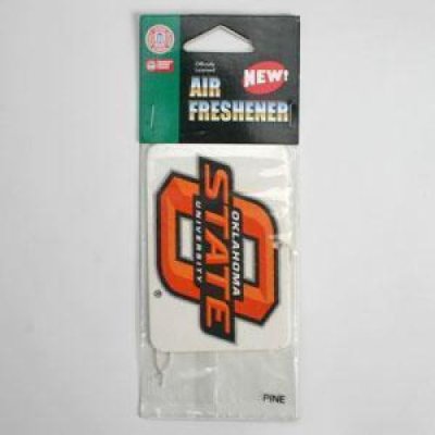 Oklahoma State Plastic Air Freshener