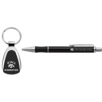 Iowa Hawkeyes Pen And Keytag Gift Set