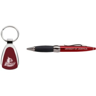 Louisville Cardinals Pen And Keytag Gift Set