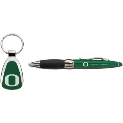 Oregon Ducks Pen And Keytag Gift Set