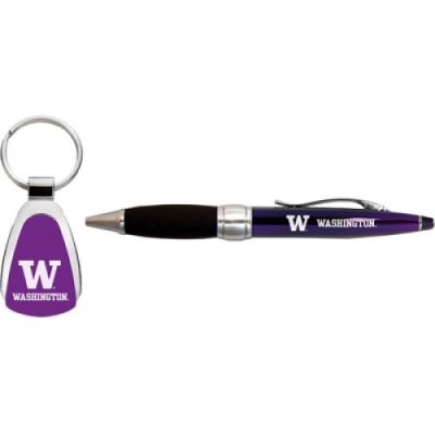 Washington Huskies Pen And Keytag Gift Set