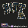 Pittsburgh Panthers Decal - Pitt Over Mascot