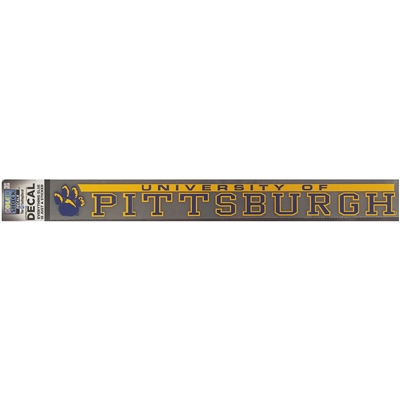 Pittsburgh Panthers Decal Strip - Mascot W/ University Of Pittsburgh Panthers