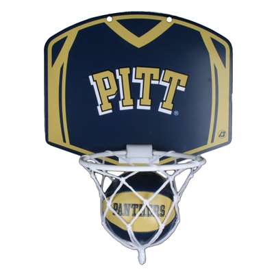 Pittsburgh Panthers Mini Basketball And Hoop Set