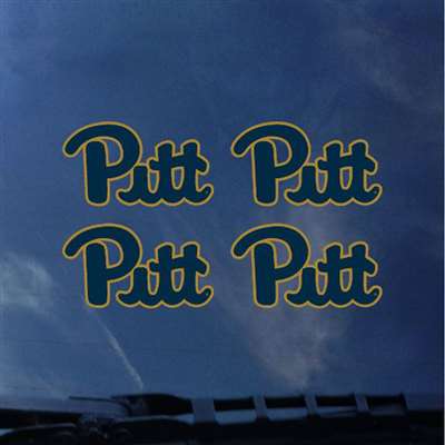 Pittsburgh Panthers Transfer Decals - Set of 4