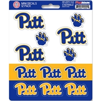 Pittsburgh Panthers Mini Decals - 12 Pack