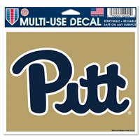Pittsburgh Panthers Multi-Use Decal - 5" x 6