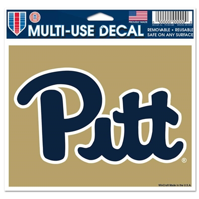 Pittsburgh Panthers Multi-Use Decal - 5" x 6