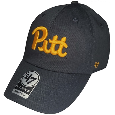 Pittsburgh Panthers 47 Brand Clean Up Adjustable Hat - Vintage Navy