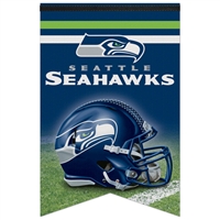 Seattle Seahawks Premium Felt Banner - 17" X 26"