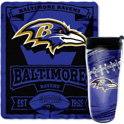 Baltimore Ravens Mug and Snug Blanket Giftset