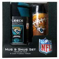 Jacksonville Jaguars Mug and Snug Blanket Giftset