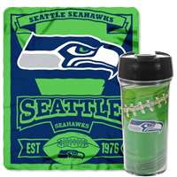 Seattle Seahawks Mug and Snug Blanket Giftset