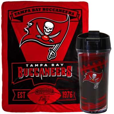 Tampa Bay Buccaneers Mug and Snug Blanket Giftset