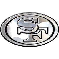 San Francisco 49ers Chrome Auto Emblem