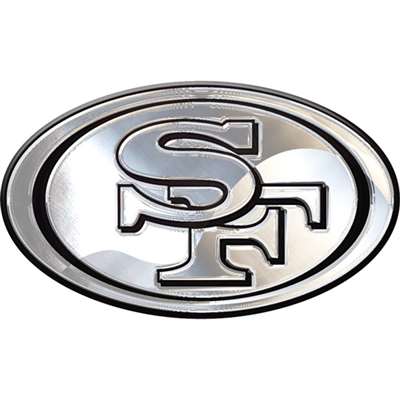 San Francisco 49ers Chrome Auto Emblem