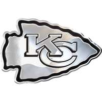 Kansas City Chiefs Chrome Auto Emblem