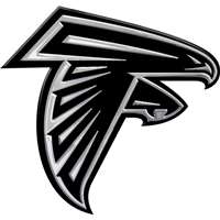 Atlanta Falcons Chrome Auto Emblem