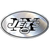 New York Jets Chrome Auto Emblem