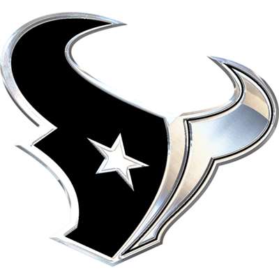 Houston Texans Chrome Auto Emblem