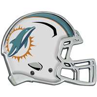 Miami Dolphins Auto Emblem - Helmet