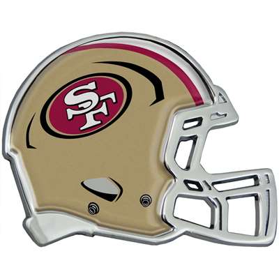 San Francisco 49ers Auto Emblem - Helmet