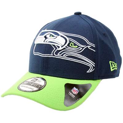 Seattle Seahawks New Era 39Thirty Outliner Classic Hat