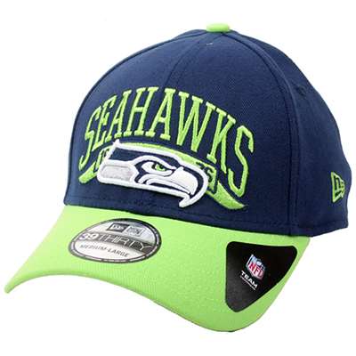 Seattle Seahawks New Era 39Thirty Major Arch Hat