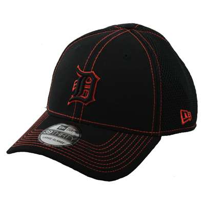 Detroit Tigers New Era 39Thirty Team Neo Hat - Black