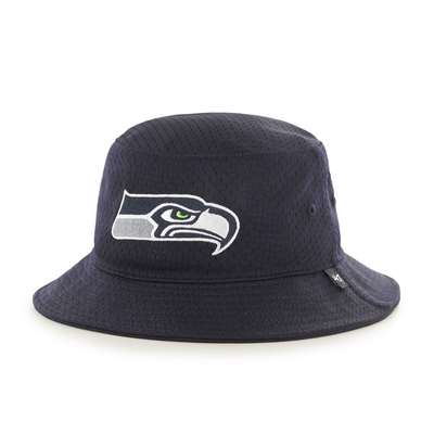 Seattle Seahawks 47 Brand Backboard Bucket Hat - Navy