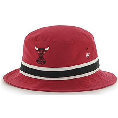 Chicago Bulls '47 Brand Striped Bucket Hat