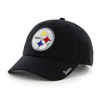 Pittsburgh Steelers 47 Brand Womens Sparkle Clean Up Hat - Adjustable