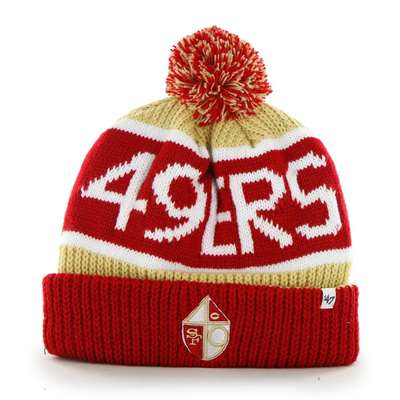 San Francisco 49ers 47 Brand NFL Calgary Cuff Knit Beanie