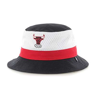 Chicago Bulls 47 Brand Double Line Bucket Hat
