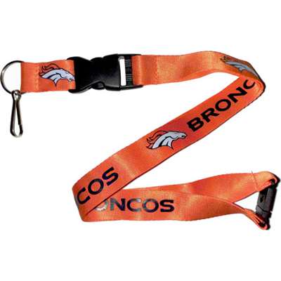 Denver Broncos Logo Lanyard - Orange