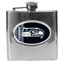 Seattle Seahawks Stainless Steel Hip Flask