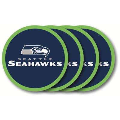 Seattle Seahawks Drink Coaster Set - 4 Pack