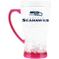 Seattle Seahawks Flared 16 oz Freezer Mug - Pink