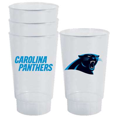 Carolina Panthers Plastic Tailgate Cups - Set of 4