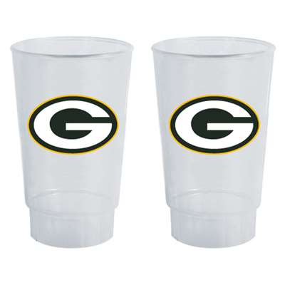 Green Bay Packers Plastic Tailgate Cups - Set of 4
