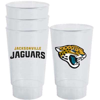Jacksonville Jaguars Plastic Tailgate Cups - Set of 4