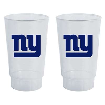 New York Giants Plastic Tailgate Cups - Set of 4