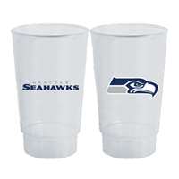Seattle Seahawks Plastic Tailgate Cups - Set of 4