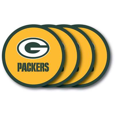 Green Bay Packers Coaster Set - 4 Pack
