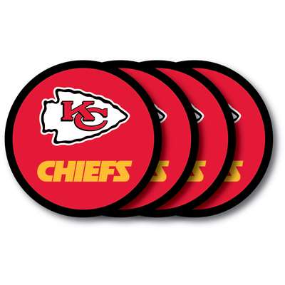 Kansas City Chiefs Coaster Set - 4 Pack