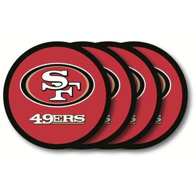 San Francisco 49ers Coaster Set - 4 Pack